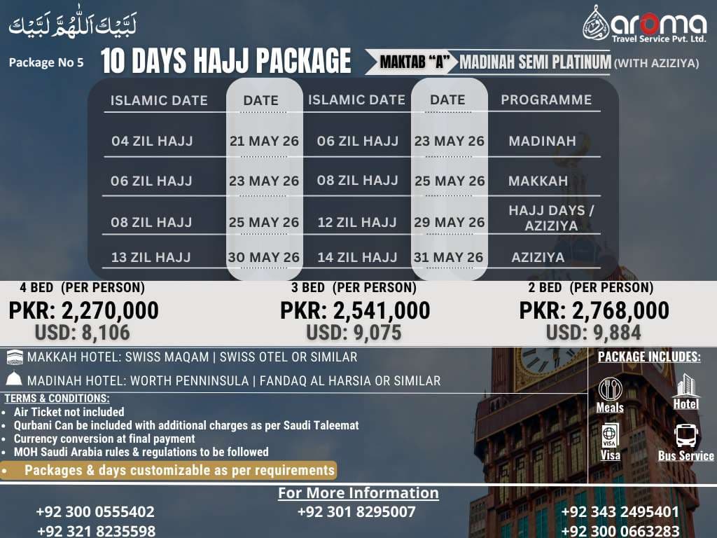 Madinah Semi-Platinum Pkg-5